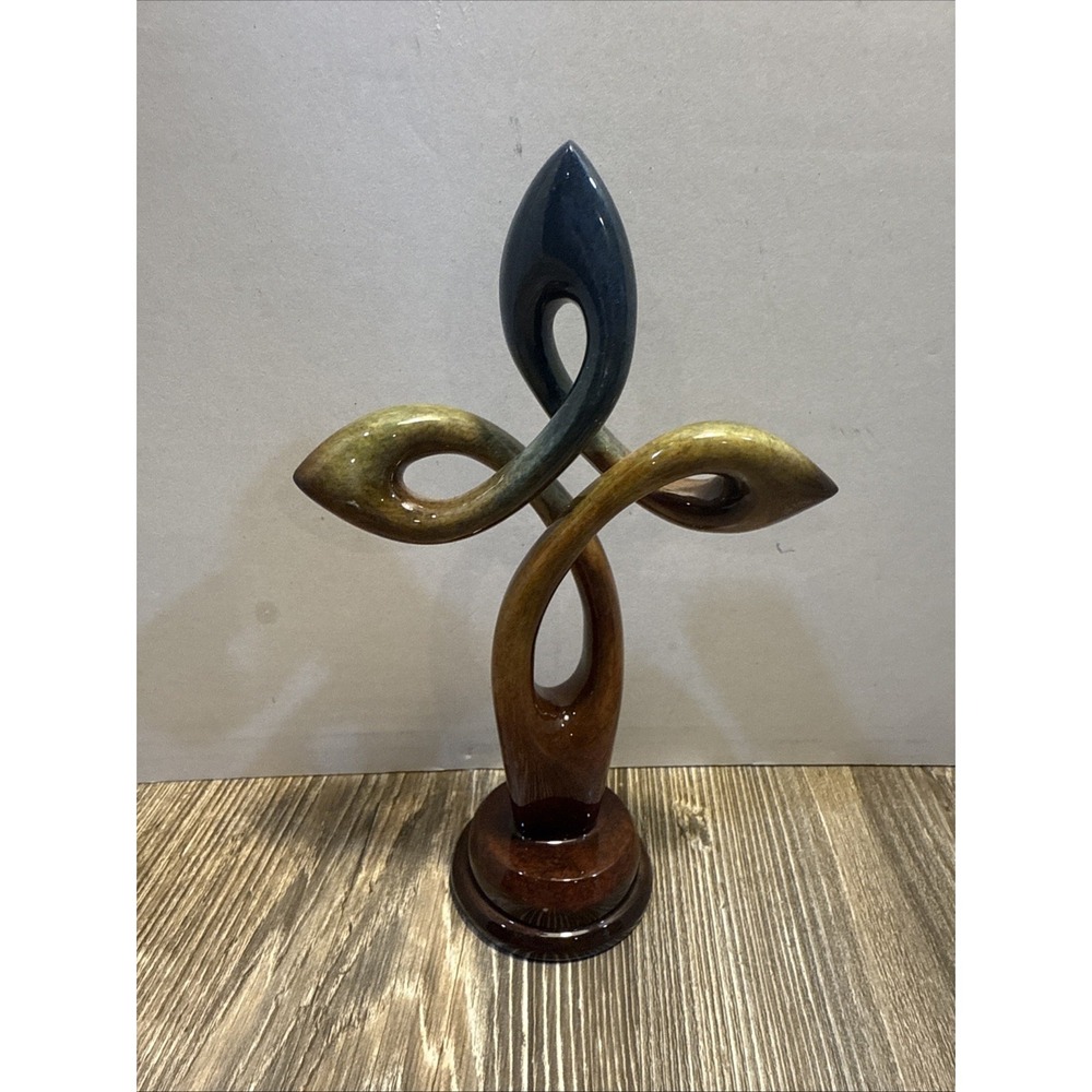 Imago Atone‎ Sculpture by Lawrence Oliver Cross Multicolored Crucifix